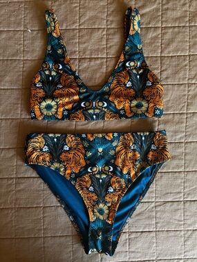 Juliana Yasmin artisan two piece bathing suit